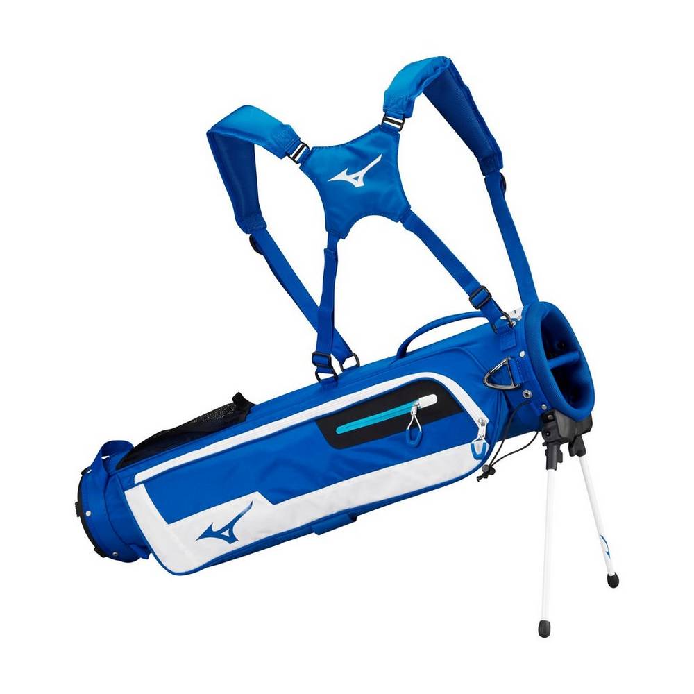 Mizuno Men's BR-D2 Carry Golf Bag Blue/White (240223-HUM)